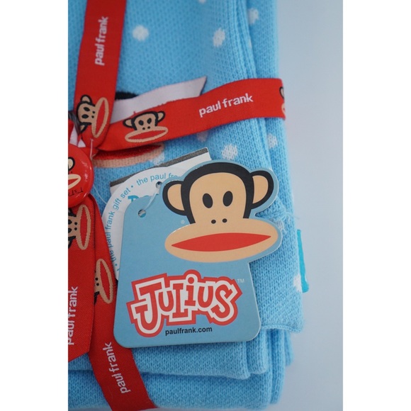 Paul Frank Julius Monkey Beanie Scarf and Button - Picture 10 of 10